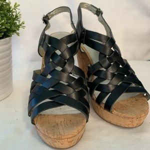 Guess cork wedge sandals